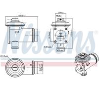 NISSENS 98352 EGR valve