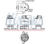 EGR AGR valve mechanical 98187 NISSENS for OPEL VECTRA B Hatchback VECTRA B