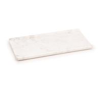 New - EHC Decorative Large Natural Marble Stone Serving Tray for Bathroom, Vanity, Jewellery, Coffee Table Accessory, Multipurpose Organizer - Mint Sandstone, White