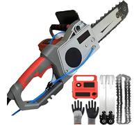 New Electric Concrete Chain Saw with Diamond Chain - Handheld Mini Chainsaw Wall Cutter,35cm Deep Cut,Water Fed Dust Suppression,for Granite, Reinforced Concrete