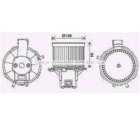 New Electric Motor, interior blower for ABARTH FIAT:500,500 C,PANDA 77365876