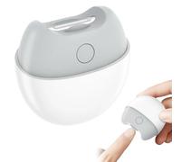 New Electric Nail Clippers with Light, 2 Speeds, Magnetic Cover, Nail Scraps Storage, USB Rechargeable, Safety Electric Fingernail Trimmer for Kids, Adult, Seniors, Caregivers (White)