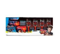 New Electronic Target Combo Pack Including 4x Electronic Targets, Innovative Scoring System, 2x Excel Fury 4 Blasters, 24x Darts, Great for Practicing your Accuracy - 3x AA Batteries