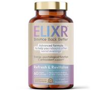 New: ELIXR® - for More Productive Mornings After - 30 Servings - Probiotics, NAC, Magnesium, B Vitamins, Vitamin C, Milk Thistle, Rosemary & L-Theanine - Vegan Supplement - No Synthetic Additives