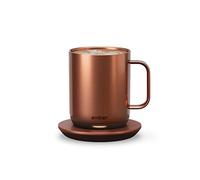 NEW Ember Temperature Control Smart Mug 2, 10 oz, Copper, 1.5-hr Battery Life - App Controlled Heated Coffee Mug - Improved Design