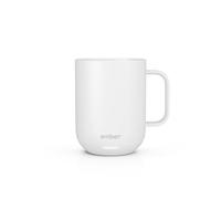 New Ember Temperature-Control Smart Mug 2, 295 ml, White, 1.5-hr Battery Life - App-Controlled Heated Coffee Mug - Improved Design