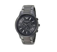 NEW EMPORIO ARMANI MENS WATCH AR1451 BLACK DIAL & CERAMIC BLACK STRAP GENUINE