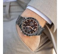 NEW EMPORIO ARMANI MENS WATCH AR70002 BLACK DIAL & CERAMIC BLACK STRAP GENUINE