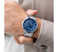 NEW EMPORIO ARMANI MENS WATCH STAINLESS STEEL STRAP & BLUE DIAL AR2448 GENUINE