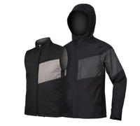 NEW- Endura Urban Luminite 3 In 1 Jacket II Black XL RRP £180