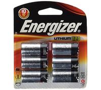 New Energizer 123 Lithium Photo Battery 6 Pack 3 Volts 10 Year Shelf Life For Digital Electronics