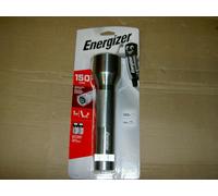NEW Energizer 2D LED Metal Torch Flash Light 150 LUMENS With Batteries 100hr