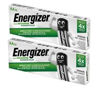 NEW Energizer AA Rechargeable Batteries, Power Plus, PreCharged NiMH 2000mAh