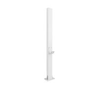 New Energy Vehicle Charging Pile Fixed Support Pole, Outdoor Electric Vehicle Charging Stand, Waterproof and Dustproof, Suitable for Outdoor Use(White,Medium)