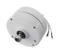 New Energy Wind Generator And Low Speed 400W 500W 12V 24V 48V Gearless Permanent Magnet Generator Horizontal Wind(Without Base,Onecolor,40W)