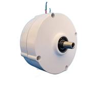 New Energy Wind Turbine And Water Turbine Low Speed 100W 200W 12V 24V Gearless Permanent Magnet Generator Horizontal Wind Turbine(Without Base,Onecolor,200W)