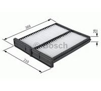 NEW ENGINE CABIN / POLLEN FILTER OE QUALITY REPLACEMENT BOSCH 1987432044