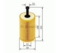 BOSCH Oil Filter for Peugeot Partner 1.6 Litre September 2002 to June 2004
