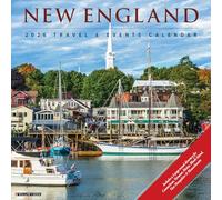 New England 2026 12 X 12 Wall Calendar