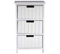 Interiors by Premier Storage Unit New England 3 Drawer White