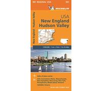 New England, Hudson Valley - Michelin Regional Map 581