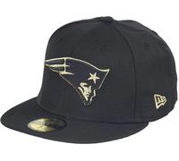 New England Patriots Cap NFL Men's New Era Black Fitted Hat - New