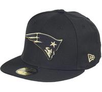 New England Patriots Cap NFL Men's New Era Black Fitted Hat - New