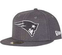 New England Patriots Cap NFL Men's New Era Grey Fitted Hat - New