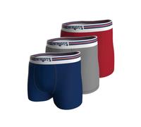 NFL Patriots 3pk Boxers - NNY/MGR/RED - M