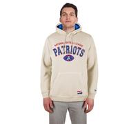 New England Patriots New Era Cap Nfl 3rd Down Hooded Pullover Classic Stone Official Team Color Unisex