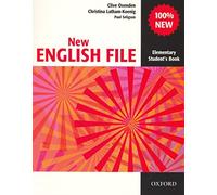 New English File: Elementary: Student's Book: Six-level general English course for adults[No DVD Included]