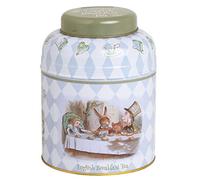 New English Teas Alice in Wonderland Round Tea Caddy with 80 English Breakfast Teabags