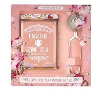 New English Teas English Breakfast Tea Infuser Gift Set, Loose Leaf Tea with Infuser, 125g