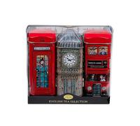 New English Teas Heritage Fine English Tea Selection Triple Tall Tin Gift Pack Tin