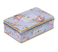 New English Teas Lilac Floral Tea Tin with 72 Teabags - Cottagecore Design with Roses - English Breakfast, Earl Grey Afternoon Tea Selection