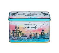 New English Teas Liverpool Gifts Tea Caddy with 40 English Breakfast Teabags