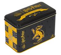New English Teas Official Harry Potter Hufflepuff Crest Tea Caddy with 40 English Afternoon Teabags