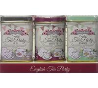 New English Teas Party Mini Triple Tea Gift Set, 70 g