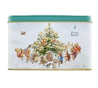 New English Teas Peter Rabbit Christmas Tea Caddy with 40 Fine English Breakfast Tea Bags