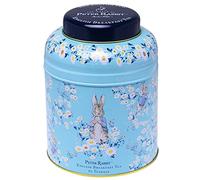 New English Teas Peter Rabbit Daisies Round Tea Caddy with 80 English Breakfast Teabags