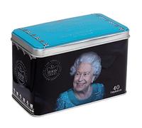 New English Teas Queen Elizabeth II Jubilee 2022 Commemorative Tea Tin with 40 English Breakfast Teabags