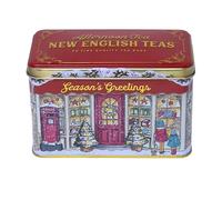 New English Teas Season's Greetings Christmas Tea Tin with 40 Teabags