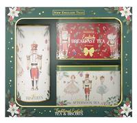 New English Teas The Nutcracker Christmas Tea & Biscuits Set