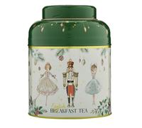 New English Teas The Nutcracker Christmas Tea Caddy - 80 English Breakfast Teabags
