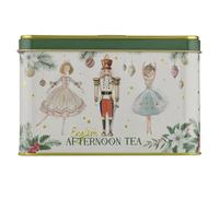 New English Teas The Nutcracker Christmas Tea Tin - 40 Teabags - White