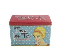 New English Teas Time for Tea Tea Tin with 40 English Breakfast Teabags
