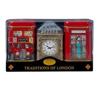 New English Teas Traditions of London Mini Tin Triple Pack Loose Tea 65 g