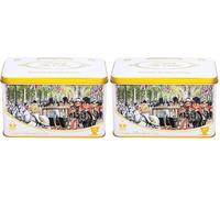 New English Teas Trooping The Colour Tea Tin with 40 English Breakfast Teabags, Queen Elizabeth II (Pack of 2)