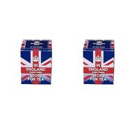 New English Teas Union Jack Slogans Carton Teabags, English Breakfast Tea, 1 Count (Pack of 2)