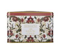 New English Teas Victorian Lotus Flower Tea Tin with 40 Traditional 1869 Blend Teabags, Inspired by Embroidery & Textile Designs